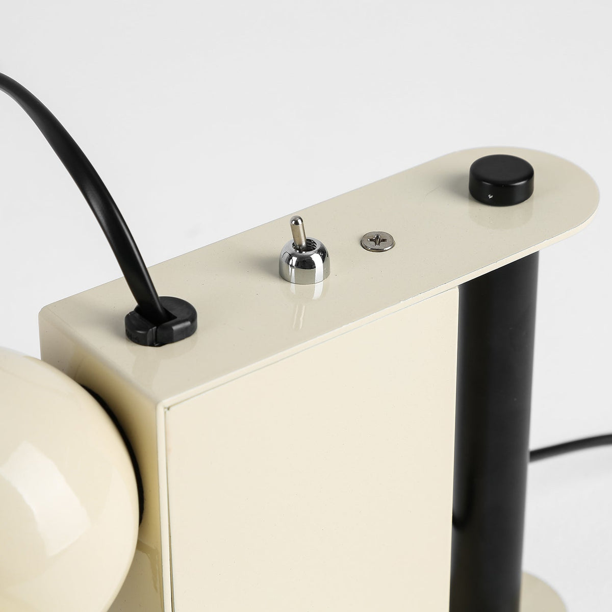 Minibox Table Lamp - Playful Metallic Task Light with Magnetic Head