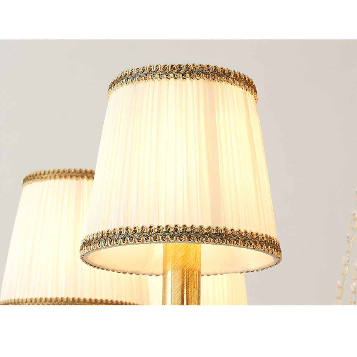 Minka Aston Chandelier - Polished Brass & Prismatic Crystal Candle Pendant