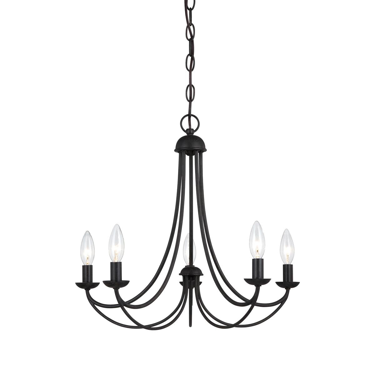 Mirren Chandelier - Imperial Bronze & Brass Candelabra Chandelier