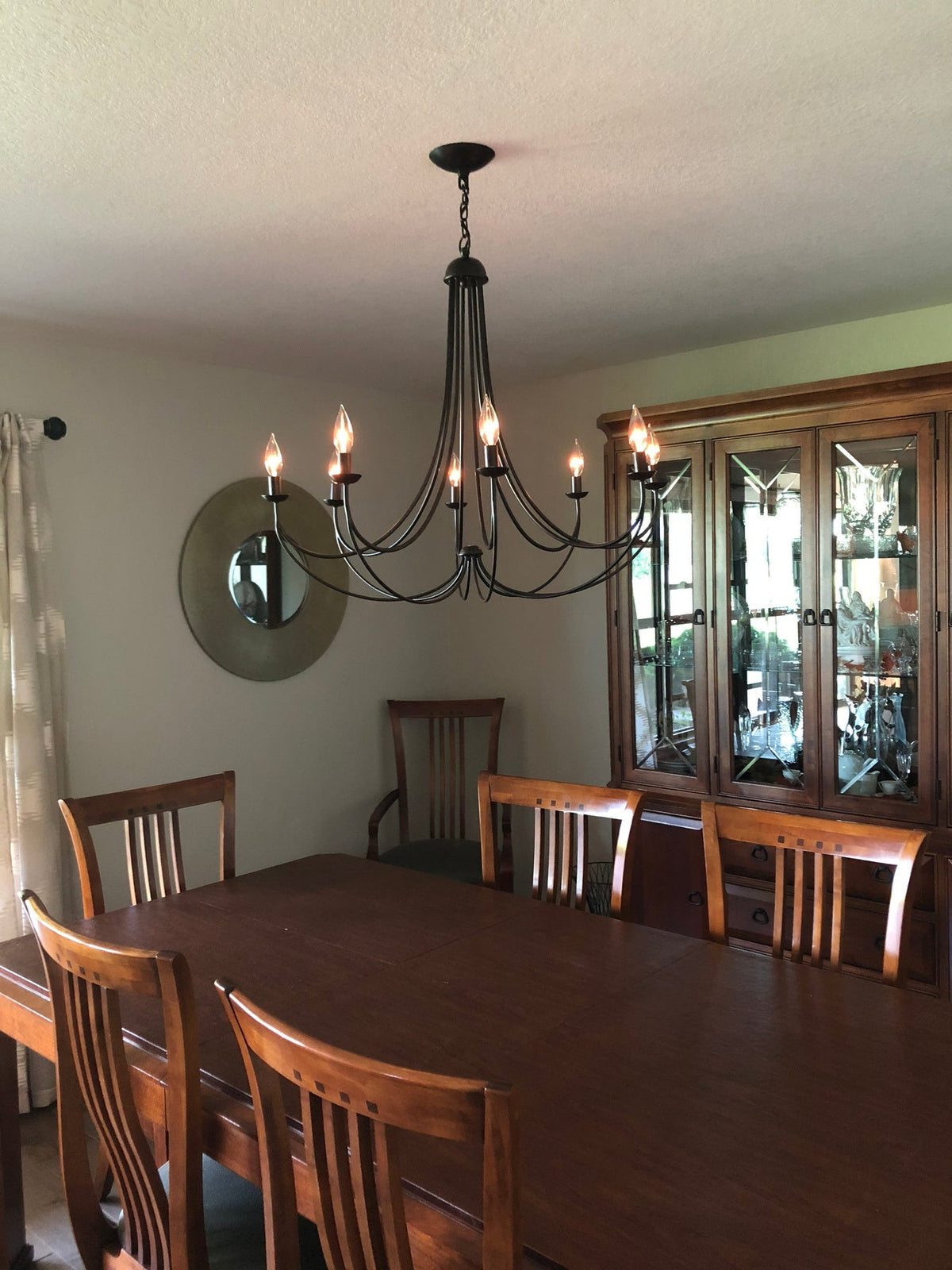 Mirren Chandelier - Imperial Bronze & Brass Candelabra Chandelier
