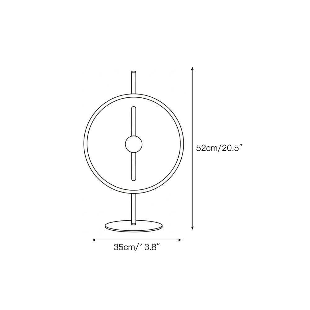 Mito Table Lamp - Minimalist Sculptural Wood & Iron LED Desk Light