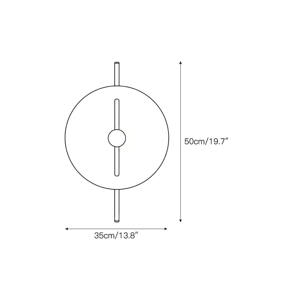 Mito Wall Lamp - Minimalist Sculptural Wood Shade & Iron LED Sconce
