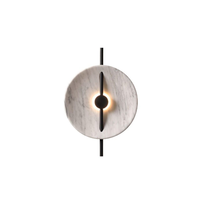 Mito Marble Wall Lamp - Sculptural Natural Marble & Timber LED Sconce