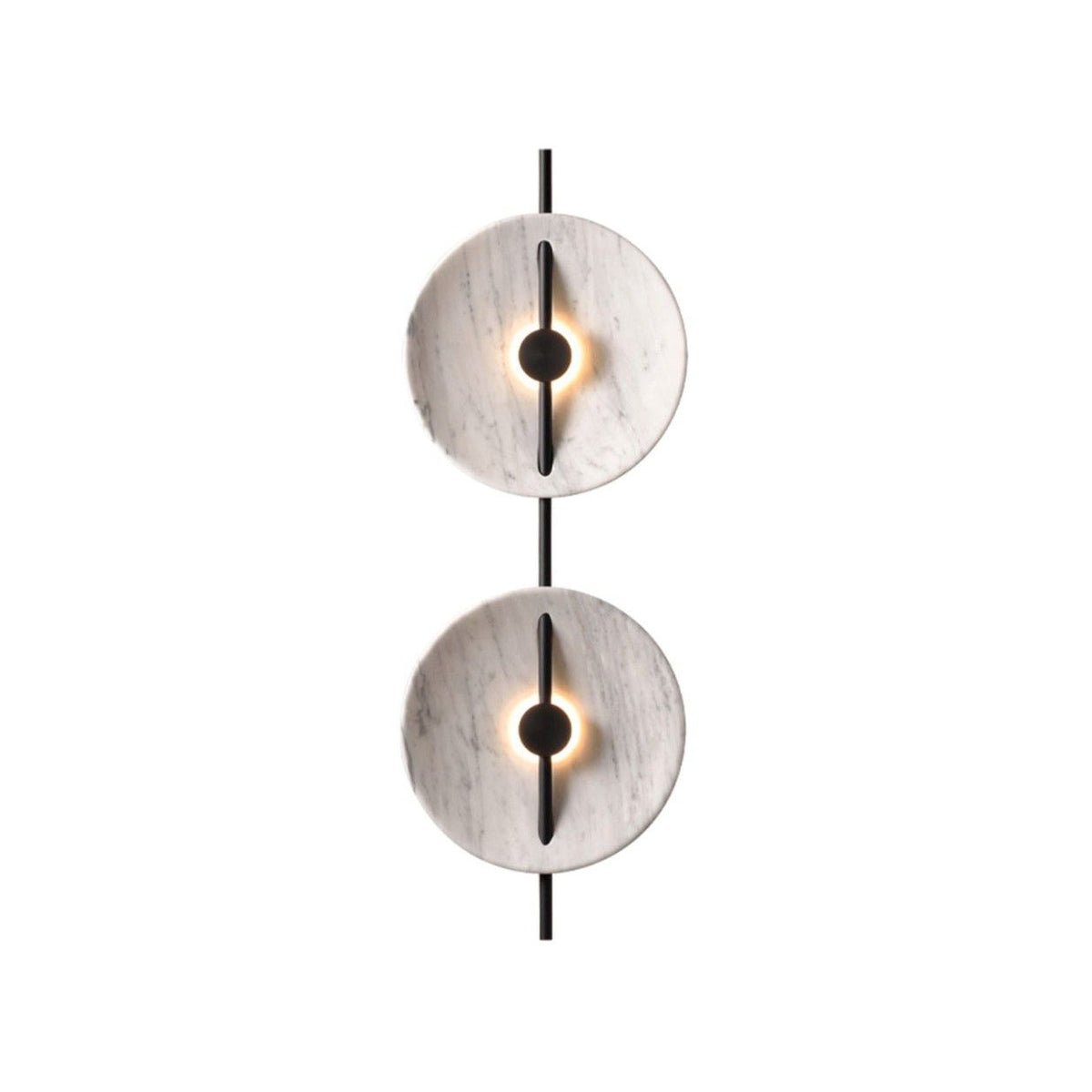Mito Marble Wall Lamp - Sculptural Natural Marble & Timber LED Sconce