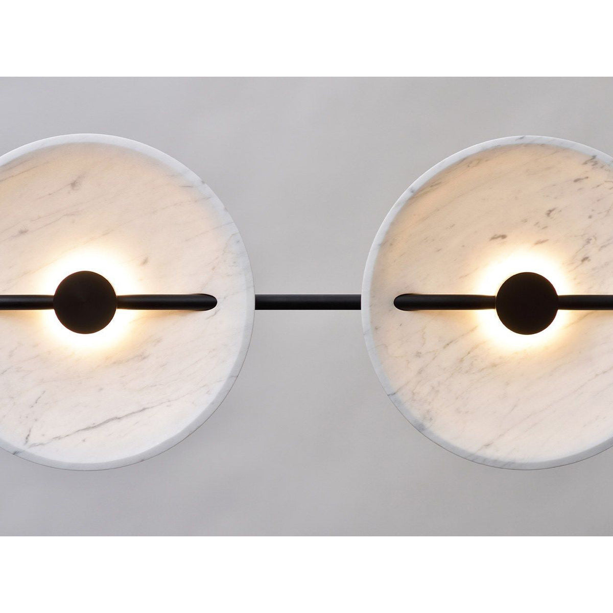 Mito Marble Wall Lamp - Sculptural Natural Marble & Timber LED Sconce