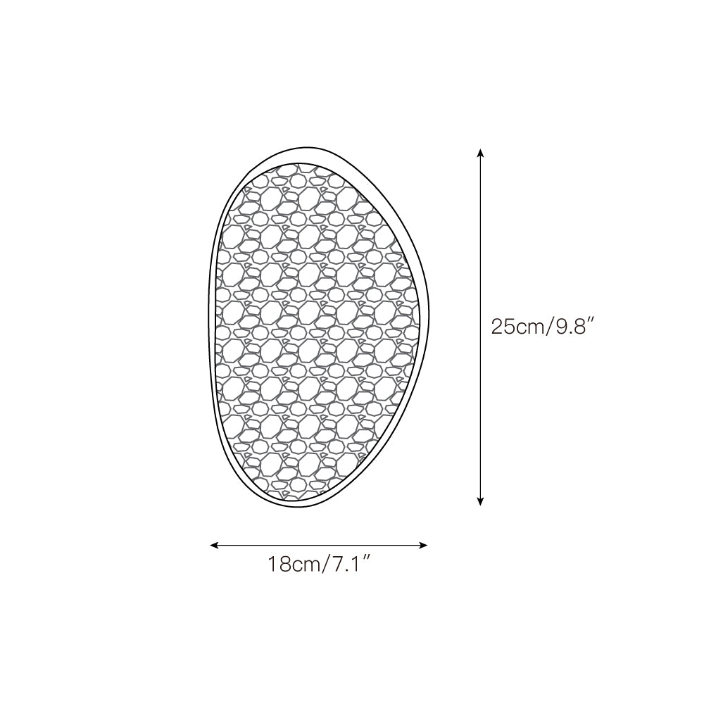 Morstad Sconce - Optical Acrylic & Stainless Steel LED Wall Light | Modern Geometric Sconce