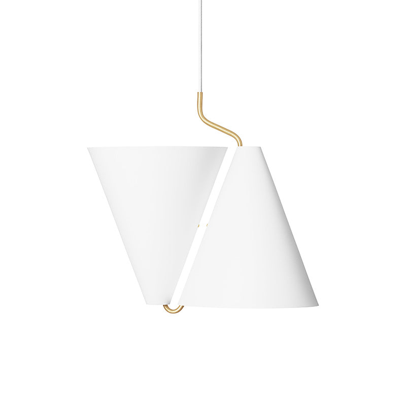 Mosaik Pendant Lamp - Modern Conical Dual-Direction Pendant | Architectural Brass & Metal Light