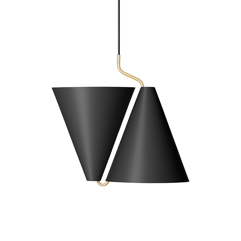 Mosaik Pendant Lamp - Modern Conical Dual-Direction Pendant | Architectural Brass & Metal Light