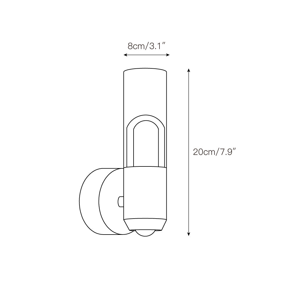 Moxie LED Wall Lamp - Minimalist Circular LED Sconce | Modern Mood & Reading Light