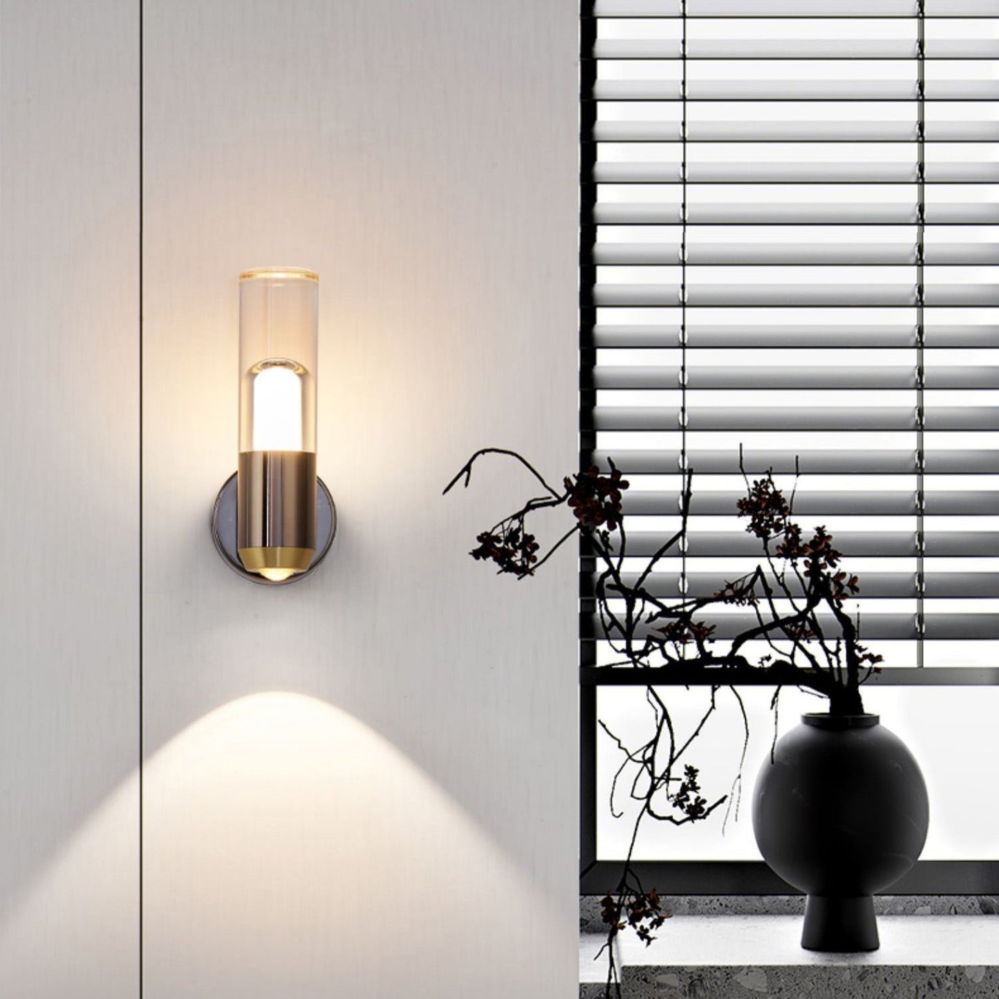 Moxie LED Wall Lamp - Minimalist Circular LED Sconce | Modern Mood & Reading Light