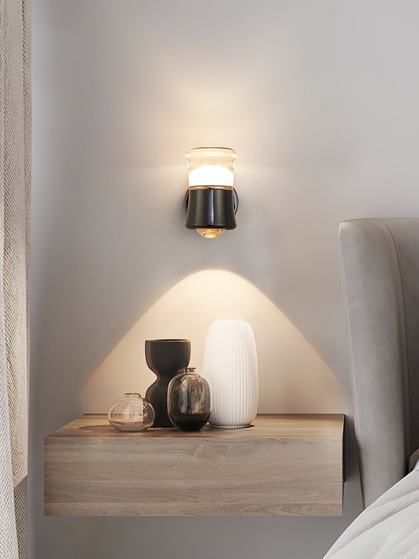 Moxie LED Wall Lamp - Minimalist Circular LED Sconce | Modern Mood & Reading Light