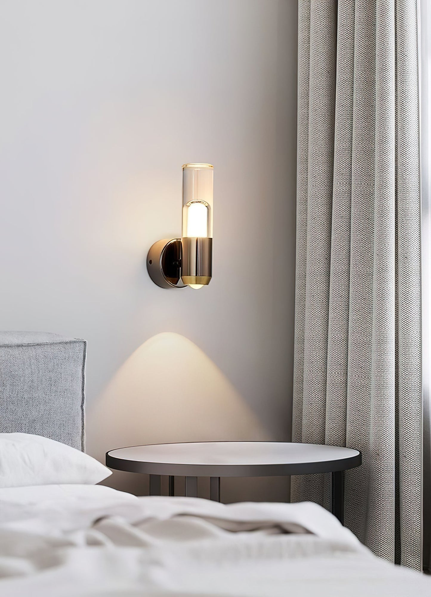 Moxie LED Wall Lamp - Minimalist Circular LED Sconce | Modern Mood & Reading Light