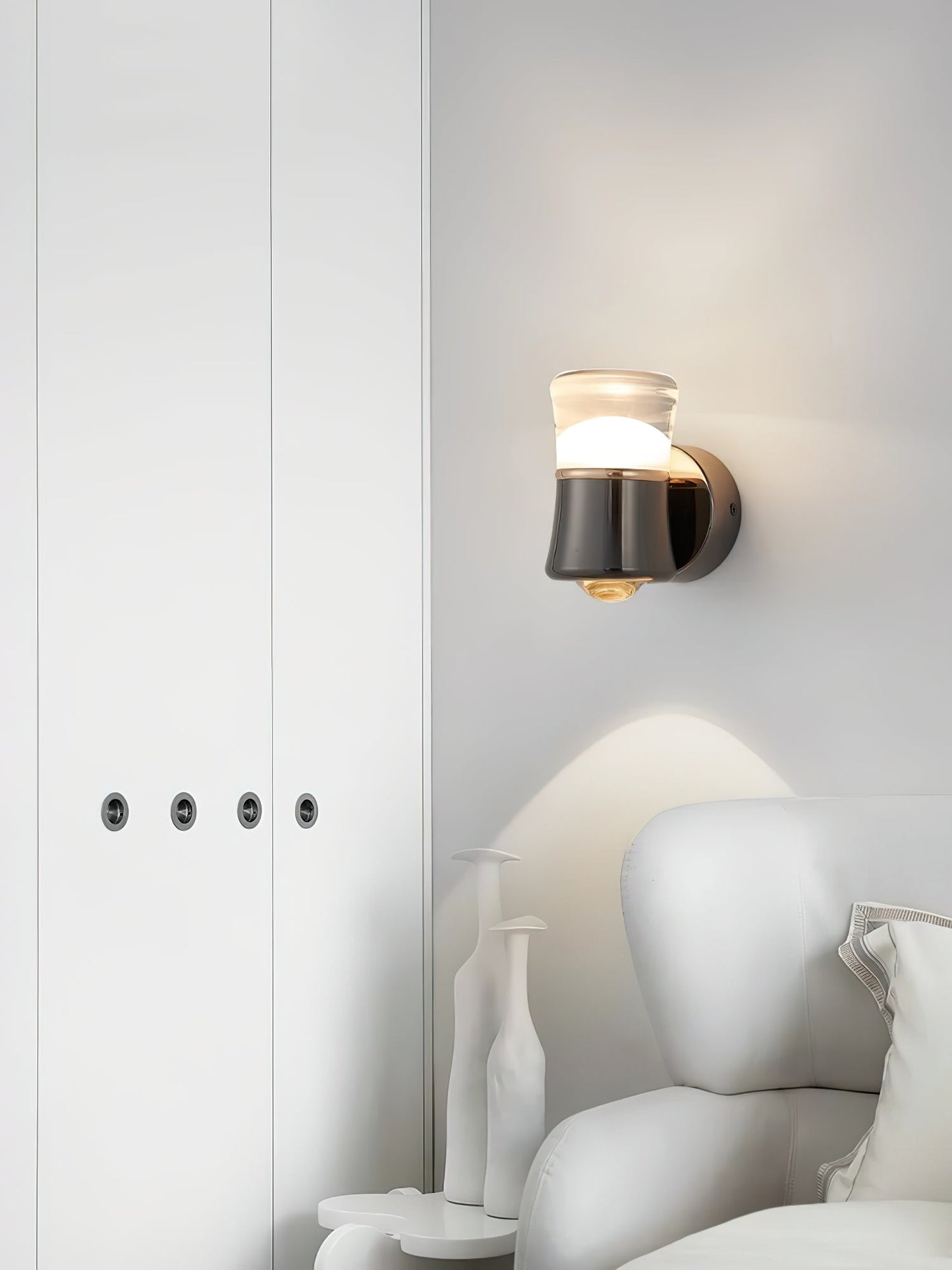Moxie LED Wall Lamp - Minimalist Circular LED Sconce | Modern Mood & Reading Light