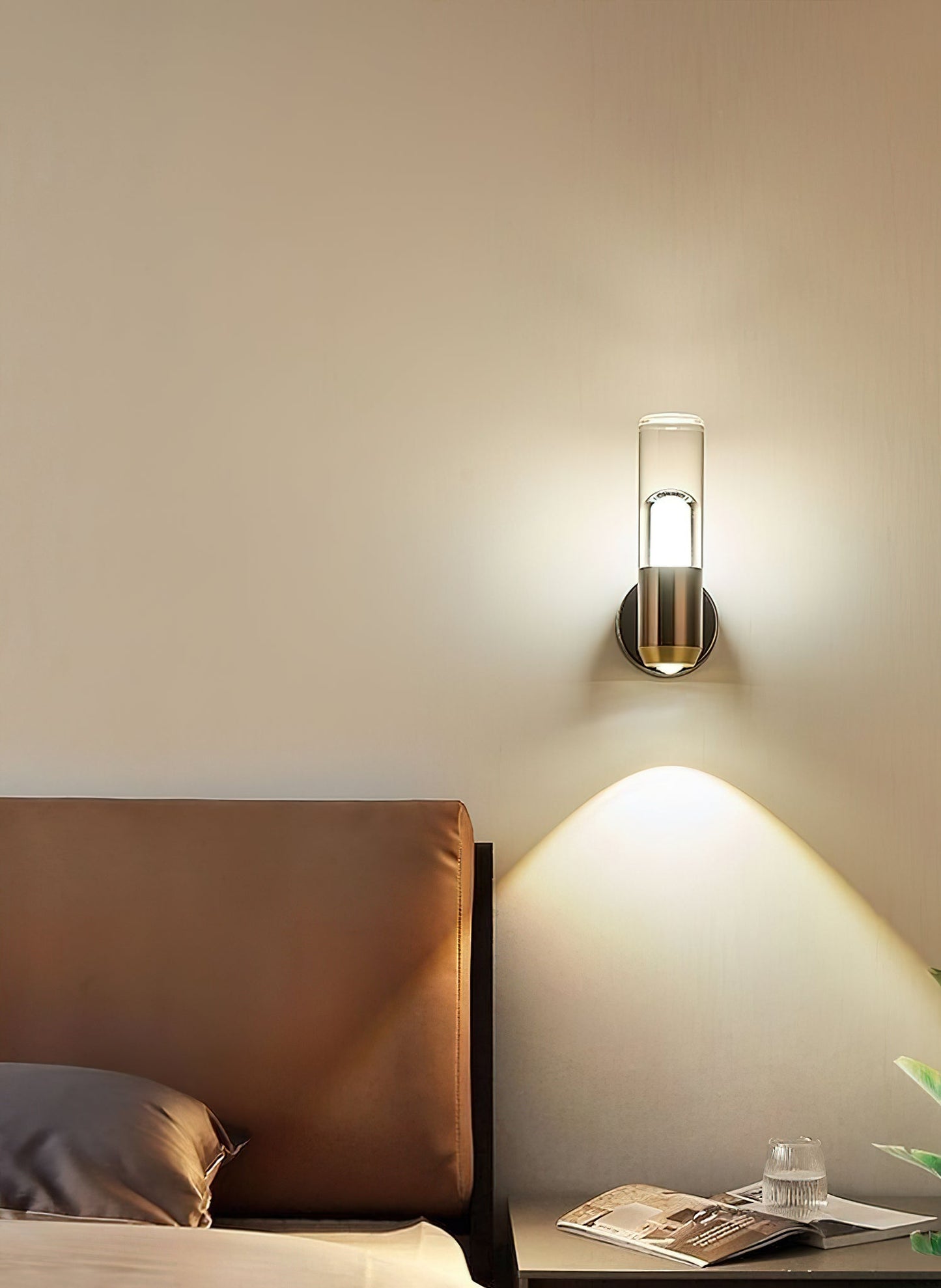 Moxie LED Wall Lamp - Minimalist Circular LED Sconce | Modern Mood & Reading Light
