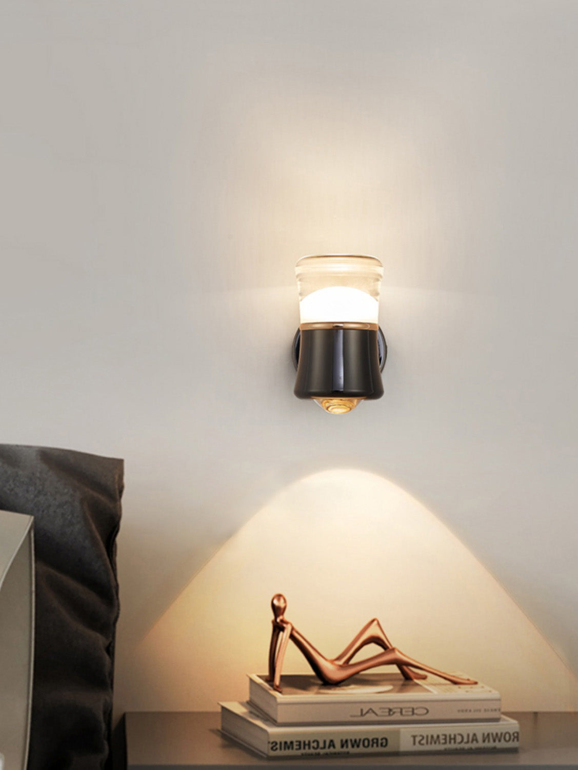 Moxie LED Wall Lamp - Minimalist Circular LED Sconce | Modern Mood & Reading Light