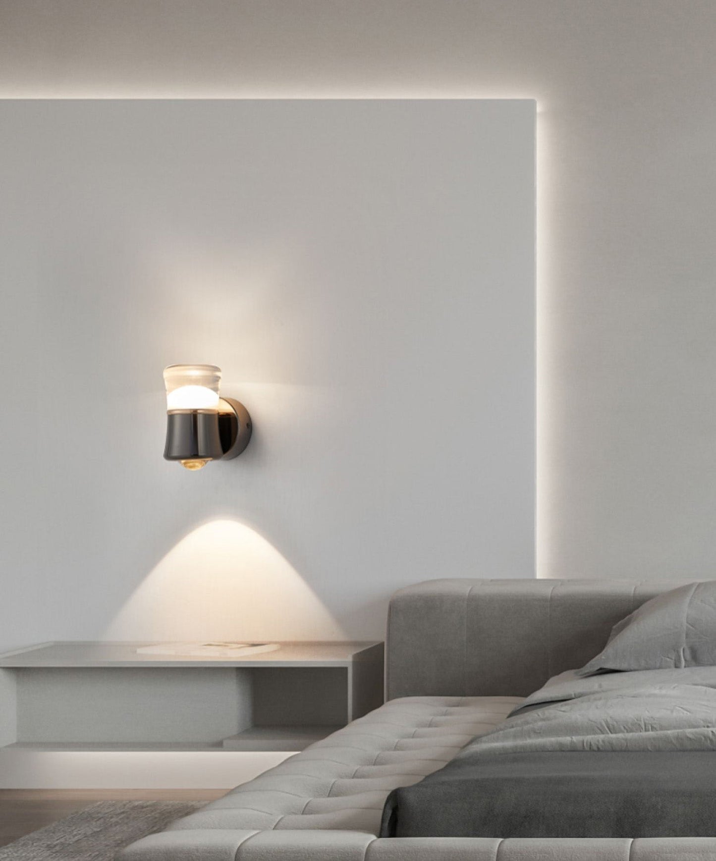 Moxie LED Wall Lamp - Minimalist Circular LED Sconce | Modern Mood & Reading Light