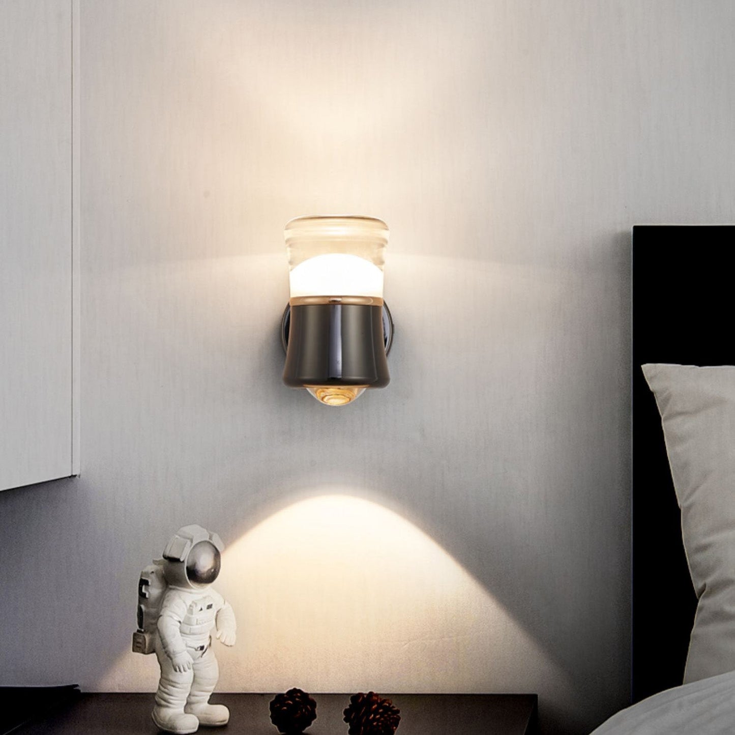 Moxie LED Wall Lamp - Minimalist Circular LED Sconce | Modern Mood & Reading Light