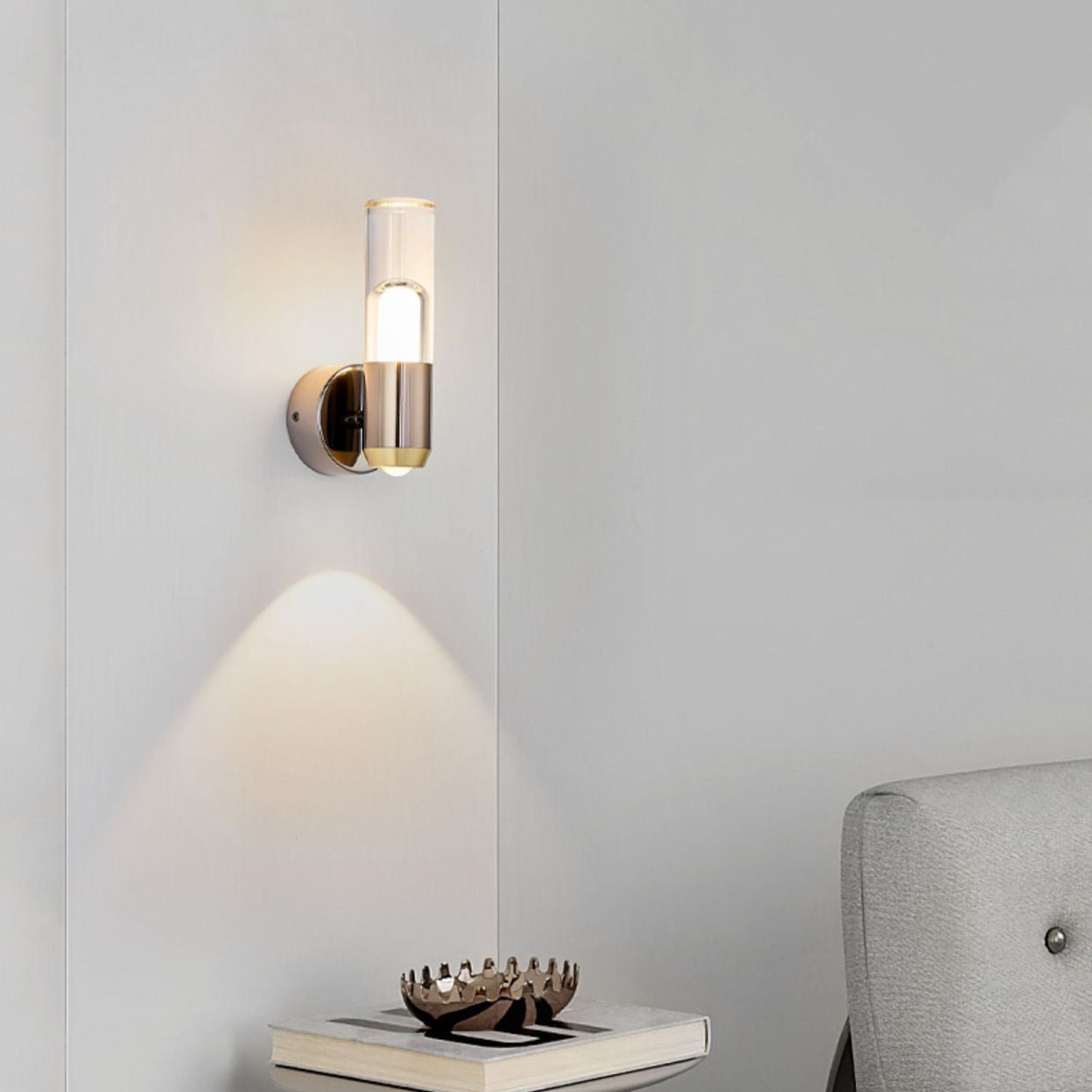 Moxie LED Wall Lamp - Minimalist Circular LED Sconce | Modern Mood & Reading Light