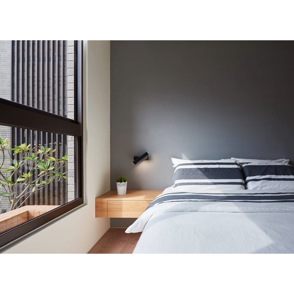 Pixel Rotating Wall Lamp - Modern Metal & Solid Wood LED Sconce