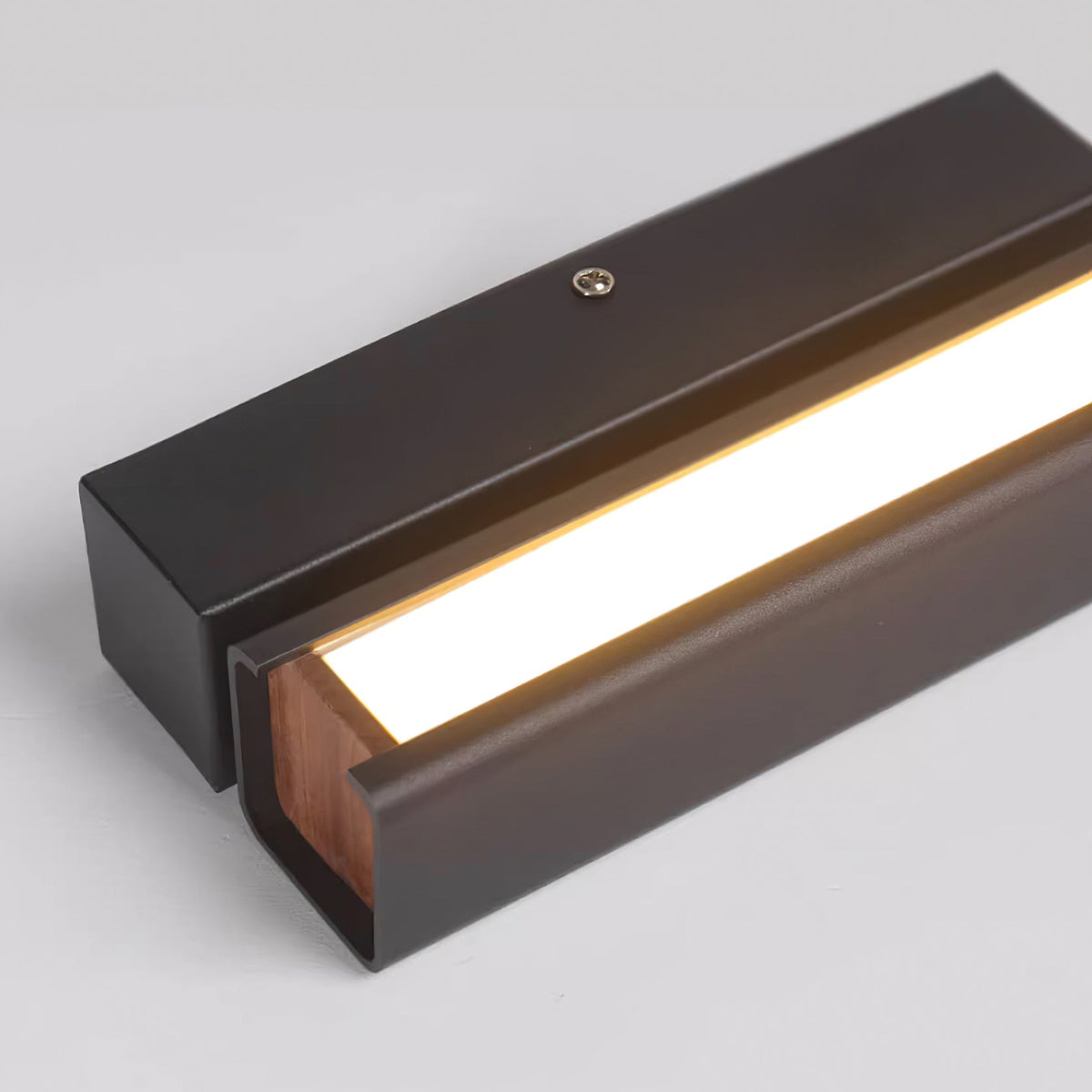 Pixel Rotating Wall Lamp - Modern Metal & Solid Wood LED Sconce