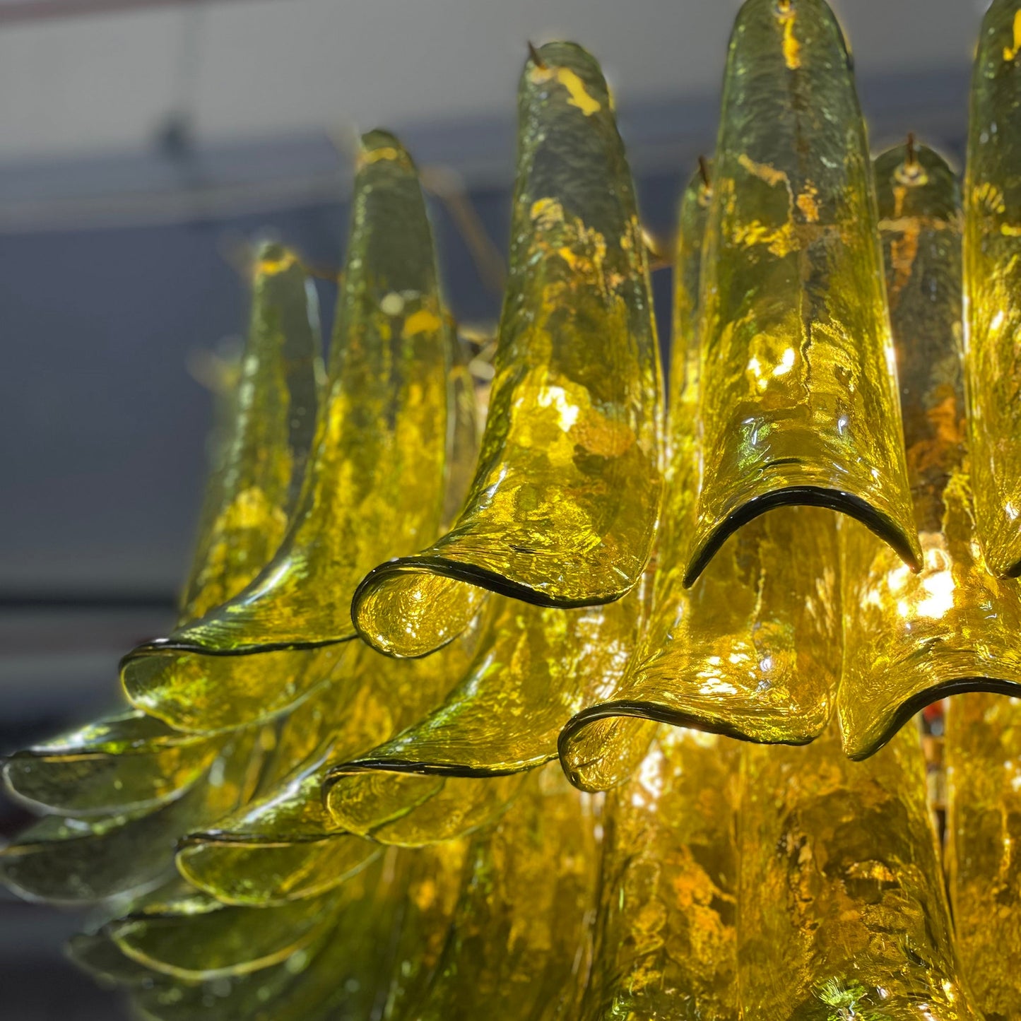 Murano Chandelier - Handcrafted Tiered Glass Art Pendant | Luxury Italian-Style Lighting