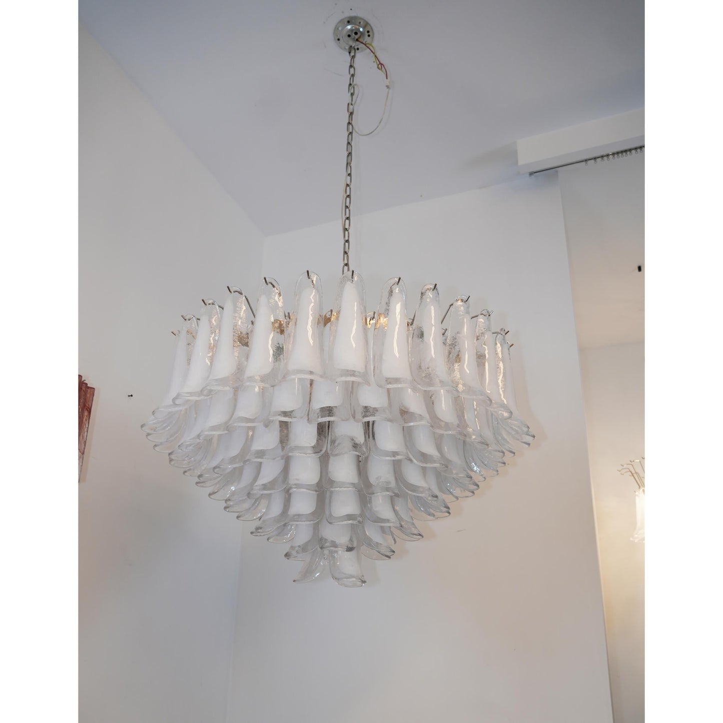 Murano Chandelier - Handcrafted Tiered Glass Art Pendant | Luxury Italian-Style Lighting