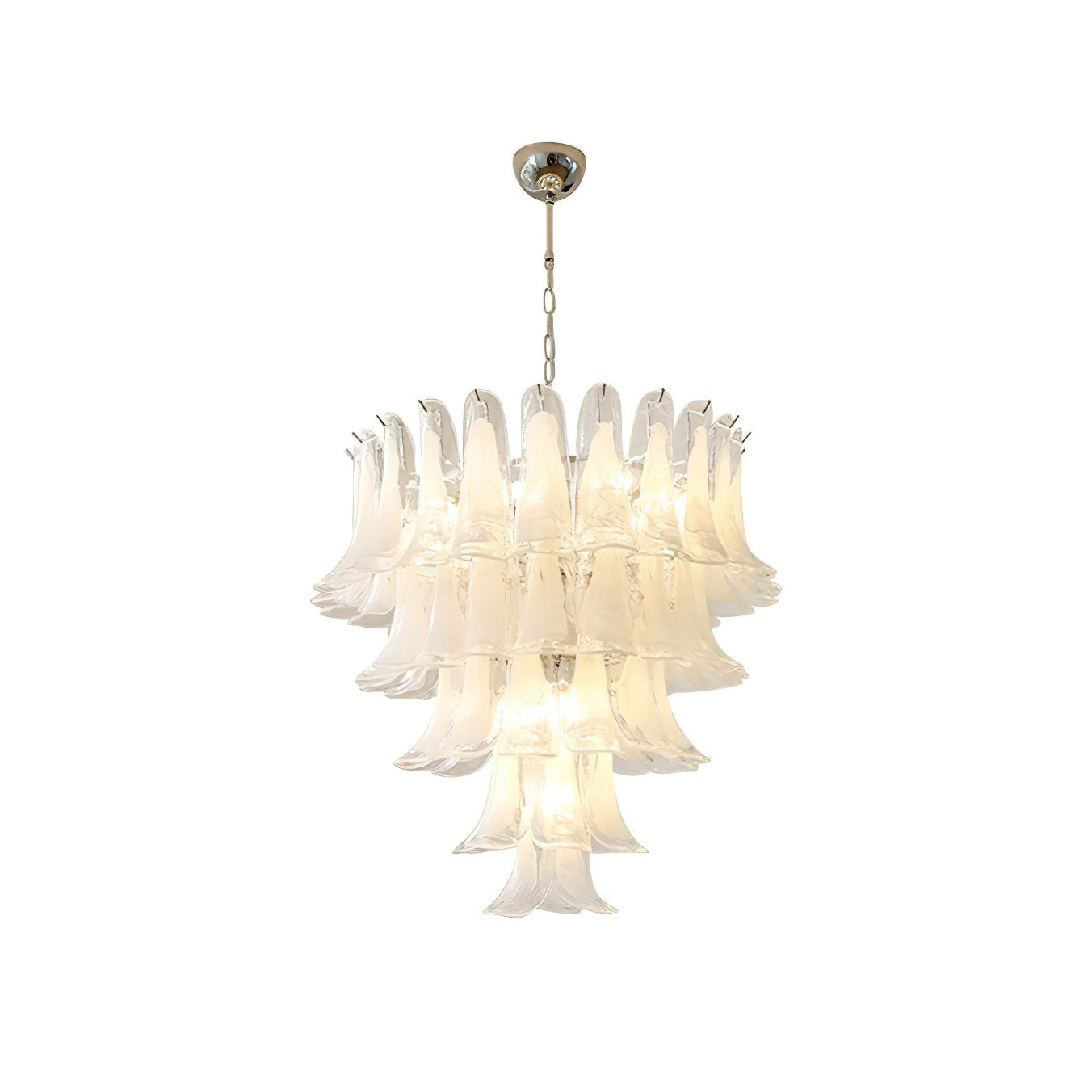 Murano Chandelier - Handcrafted Tiered Glass Art Pendant | Luxury Italian-Style Lighting