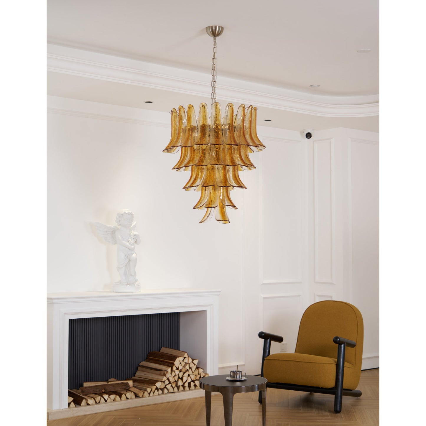 Murano Chandelier - Handcrafted Tiered Glass Art Pendant | Luxury Italian-Style Lighting