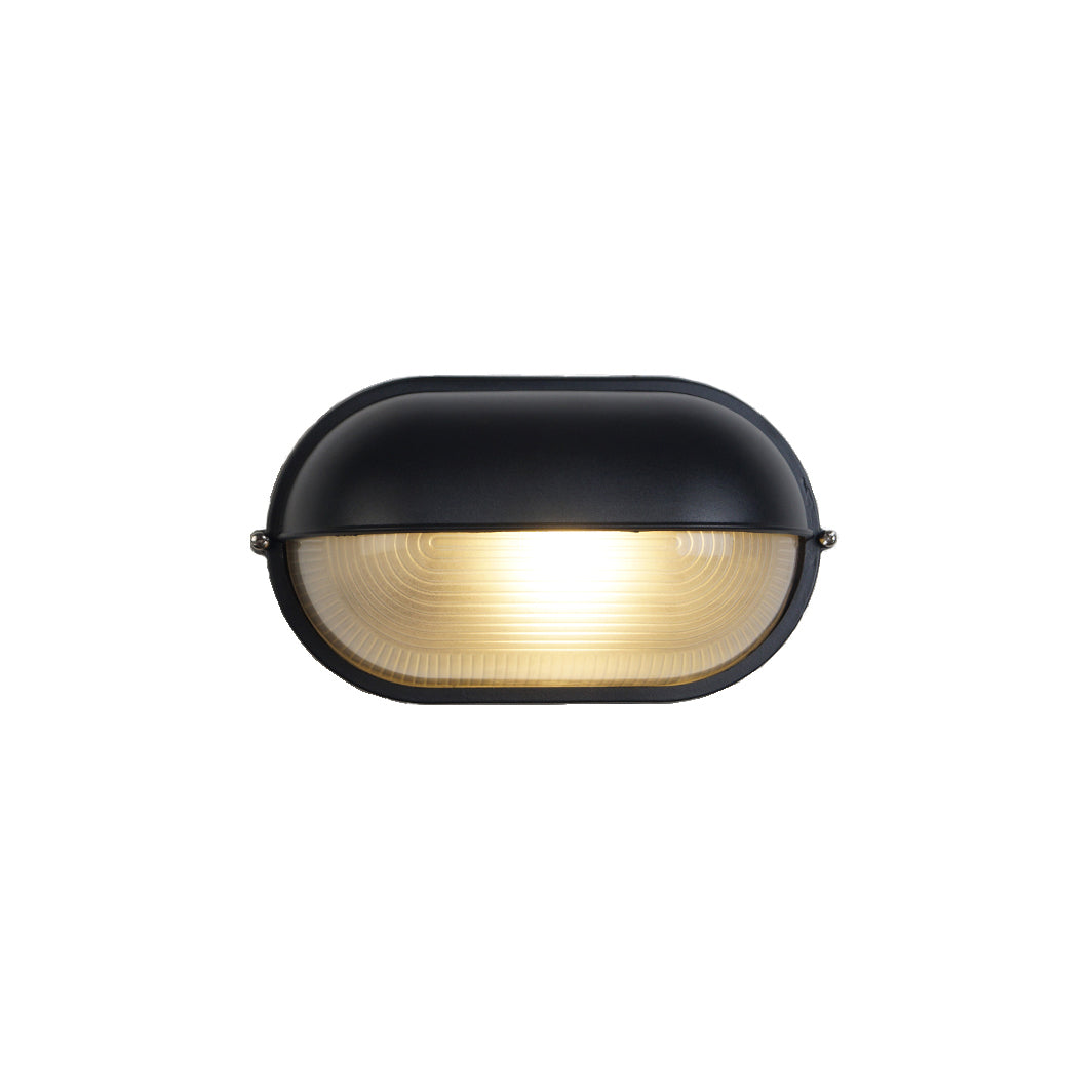 Nauticus Outdoor Wall Lamp - Maritime Cast Aluminum Cage Sconce