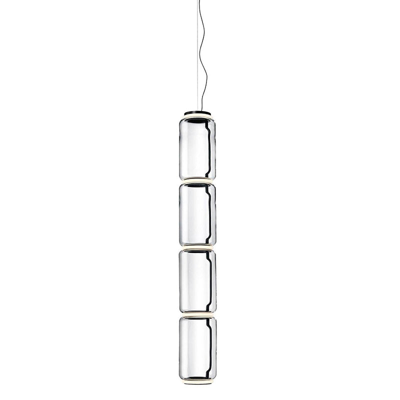 Noctambule Pendant Lamp - Stackable Hand-Blown Glass Cylinder Light