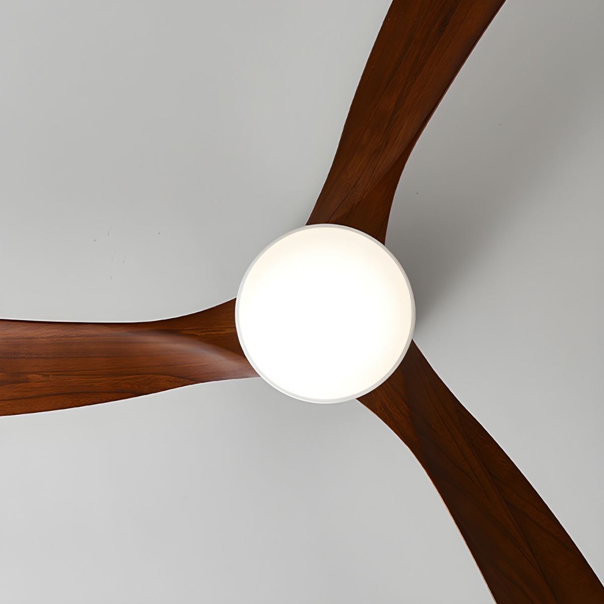 Nordic Wooden Ceiling Fan Light - DC Motor Wooden Blade Fan