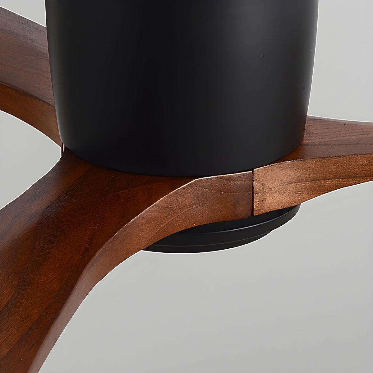 Nordic Wooden Ceiling Fan Light - DC Motor Wooden Blade Fan