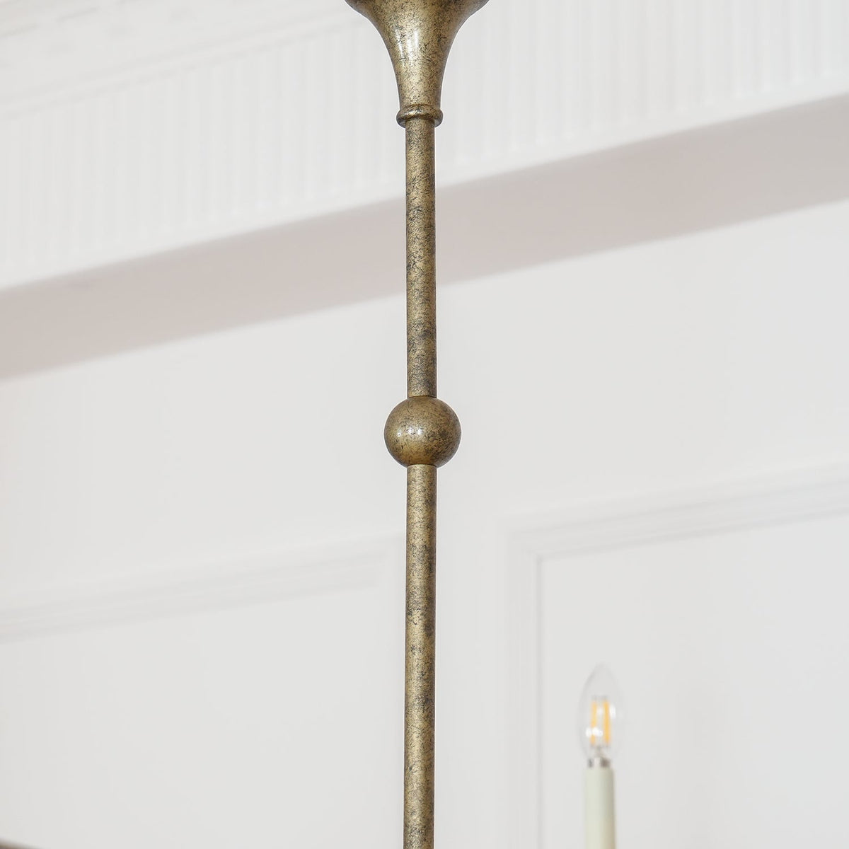 Cecil Chandelier – Minimalist Fluid Arm Candelabra Chandelier