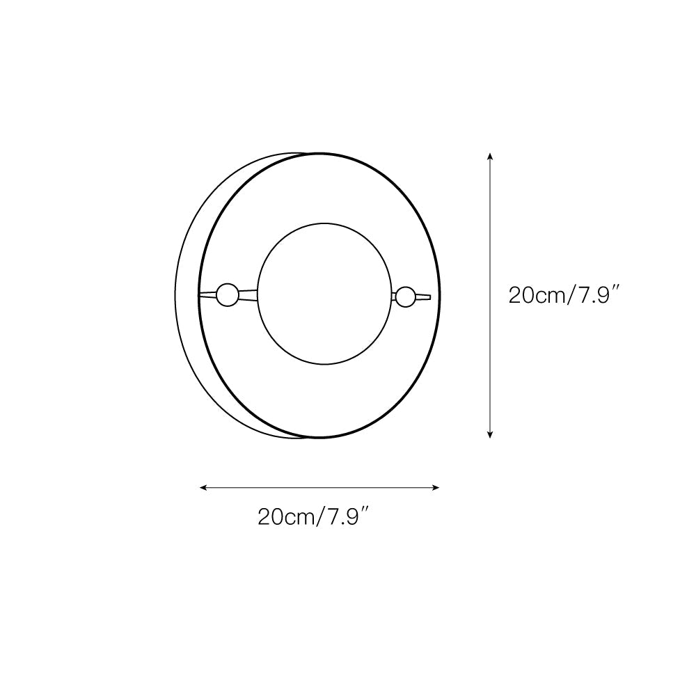Odis Alabaster Wall Lamp - Minimalist Rolled-Edge Frame & Natural Stone Sconce