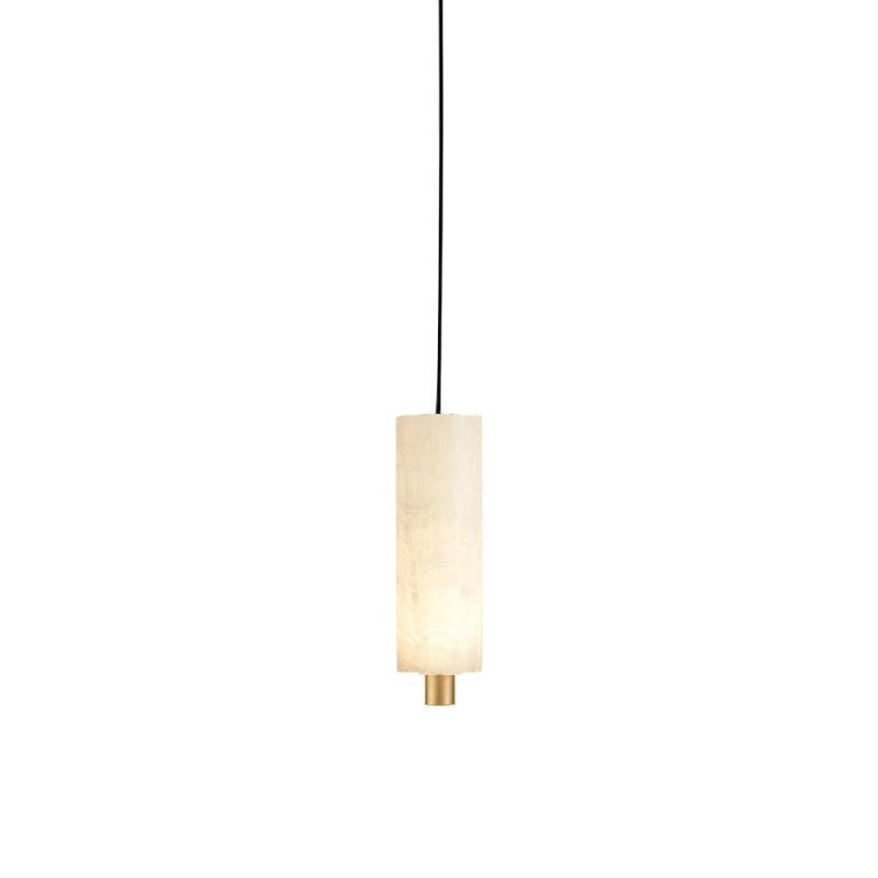 Odyssey Cluster Pendant Light - Solid Brass & Natural Alabaster Column Light