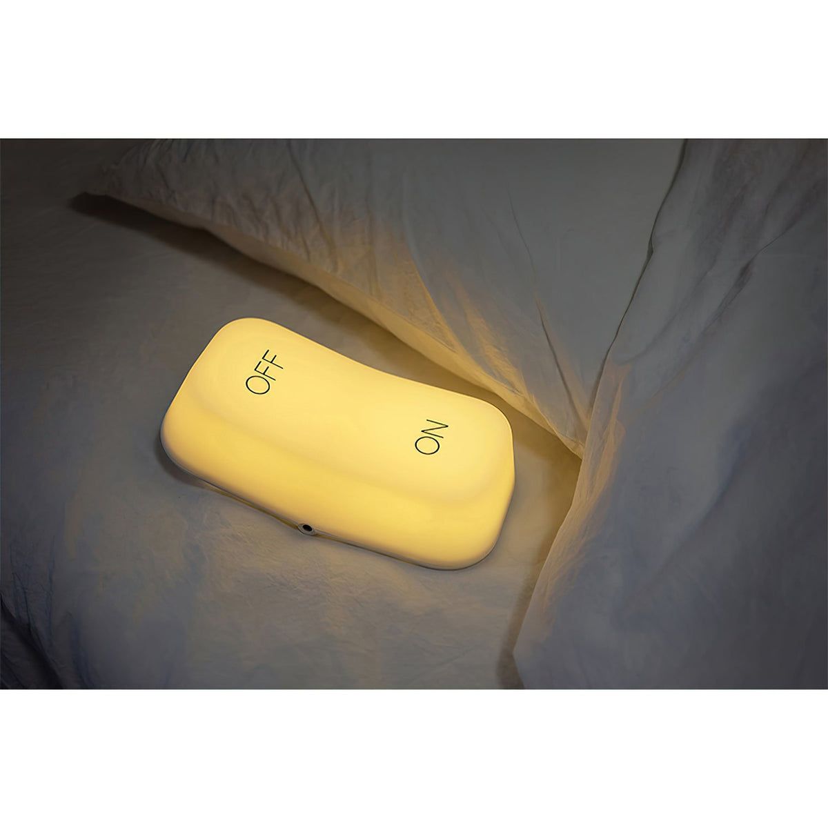 On-Off Gravity Sensor Night Lamp - Rechargeable Palm-Sized LED Light