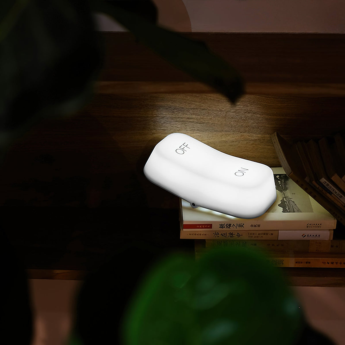 On-Off Gravity Sensor Night Lamp - Rechargeable Palm-Sized LED Light