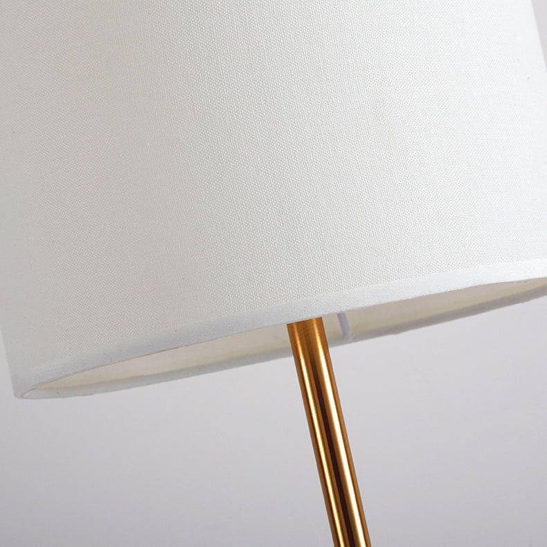 Orbis Wooden Sphere Floor Lamp - Mid-Century Modern Wood Base & Fabric Lamp |