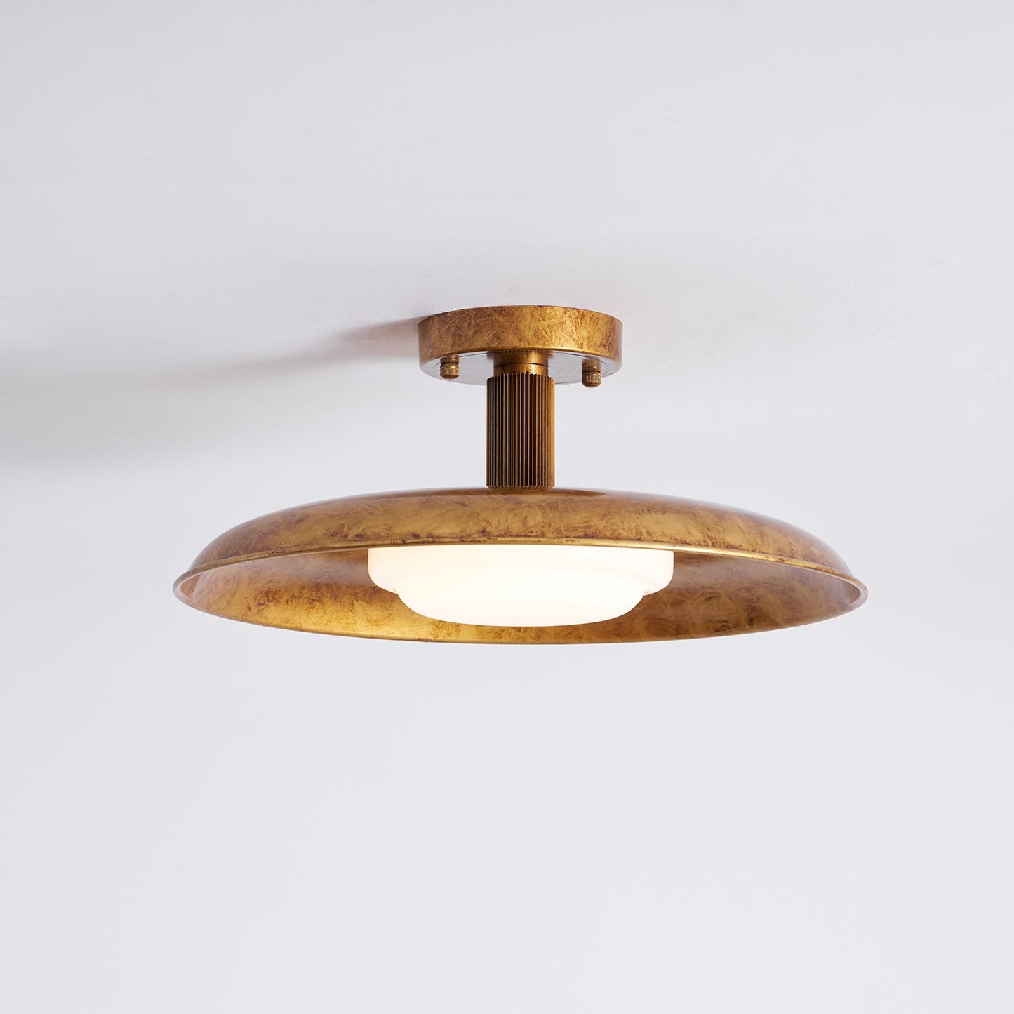 Pot-Lid Style Flat-Panel Ceiling Light - Modern Flush Mount LED