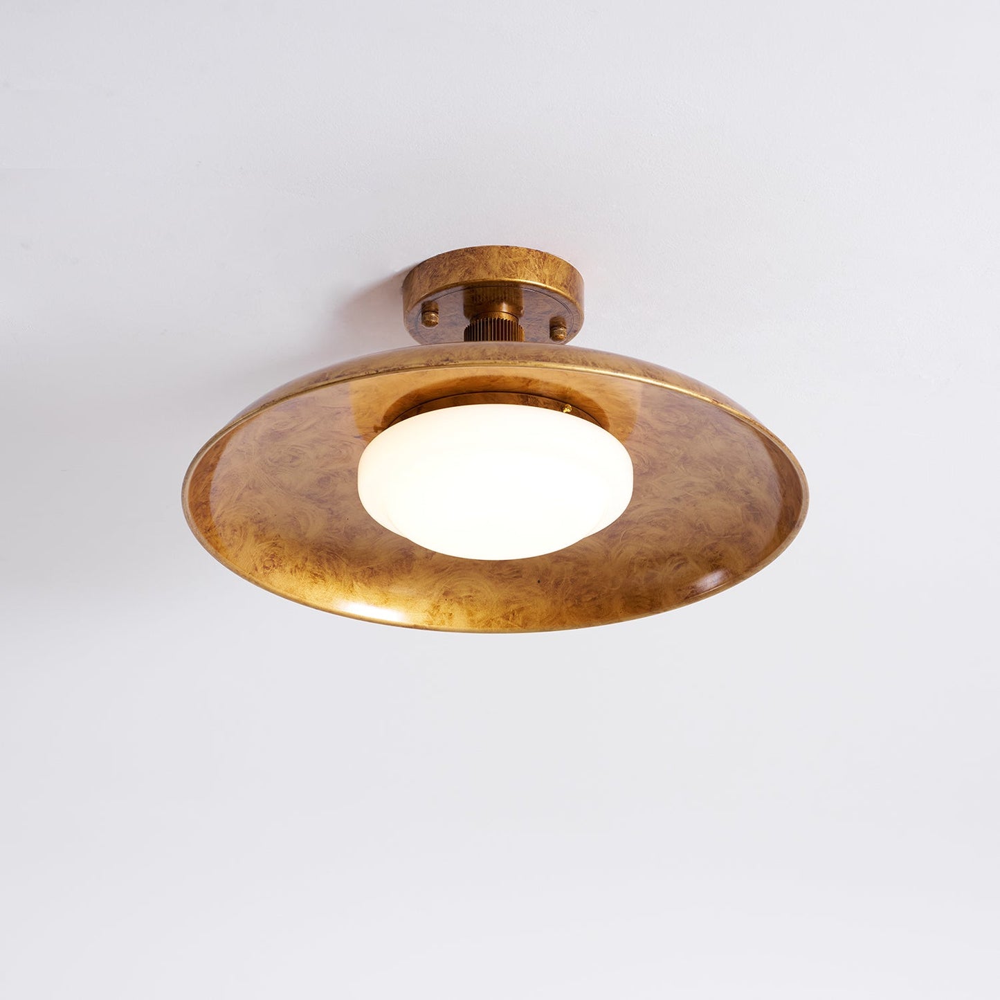 Pot-Lid Style Flat-Panel Ceiling Light - Modern Flush Mount LED