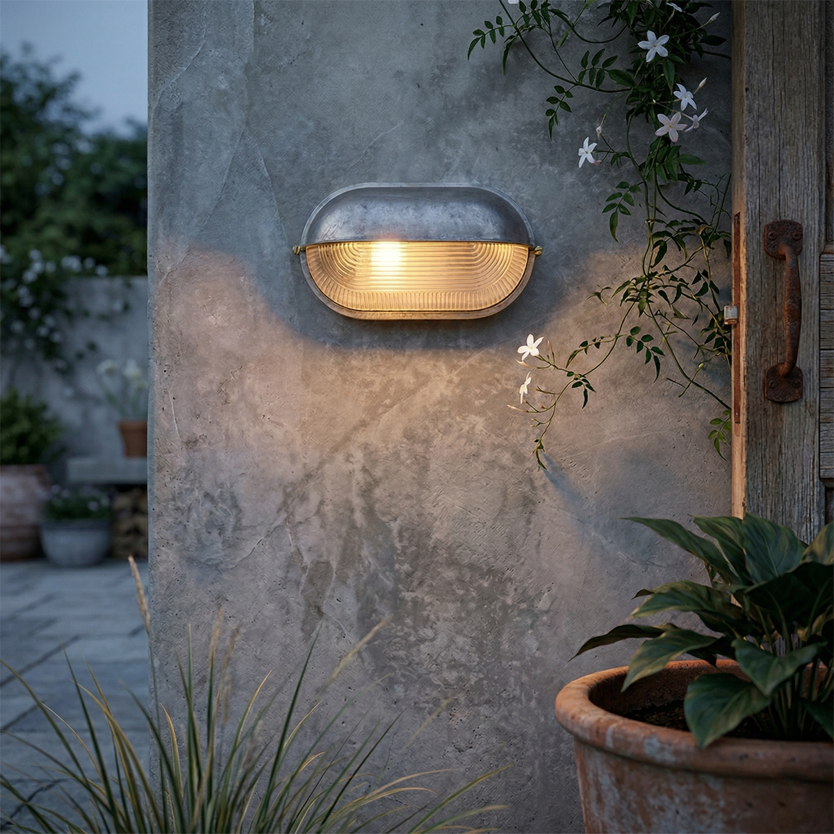 Nauticus Outdoor Wall Lamp - Maritime Cast Aluminum Cage Sconce