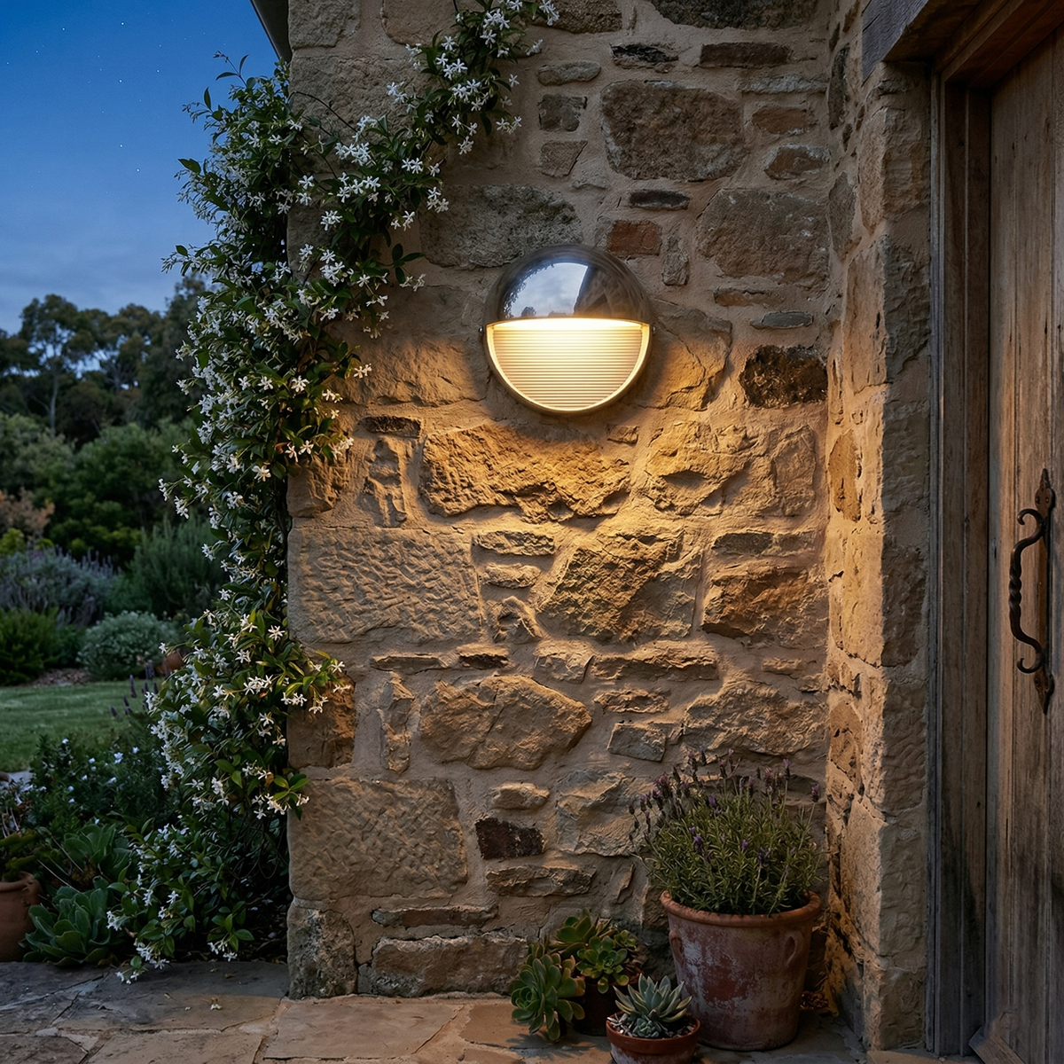 Marine Outdoor Sconce - Weatherproof Aluminum Nautical Bulkhead Light