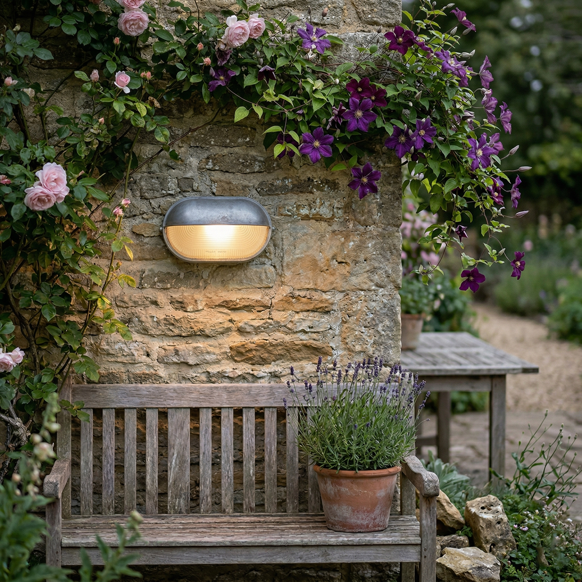 Nauticus Outdoor Wall Lamp - Maritime Cast Aluminum Cage Sconce