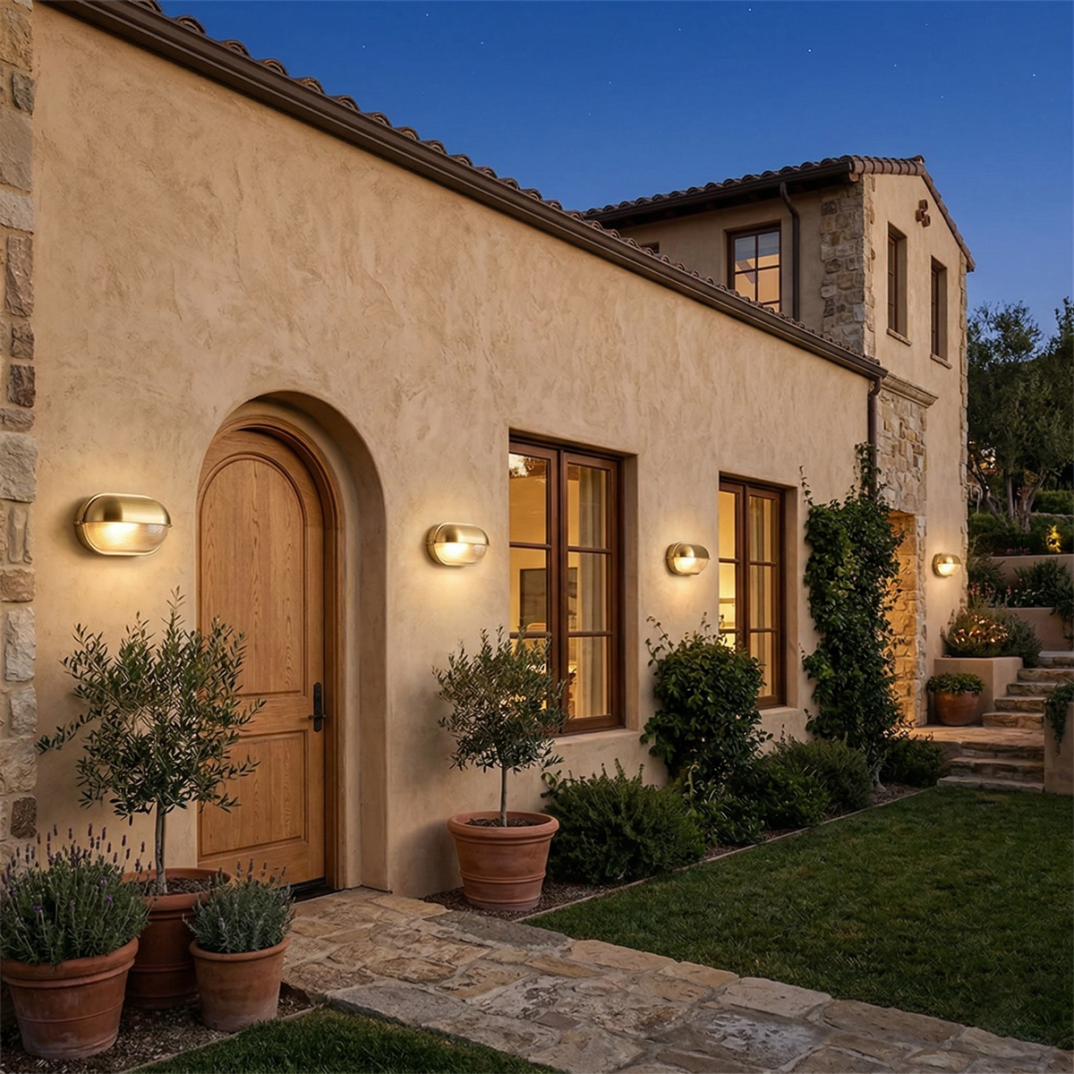 Nauticus Outdoor Wall Lamp - Maritime Cast Aluminum Cage Sconce