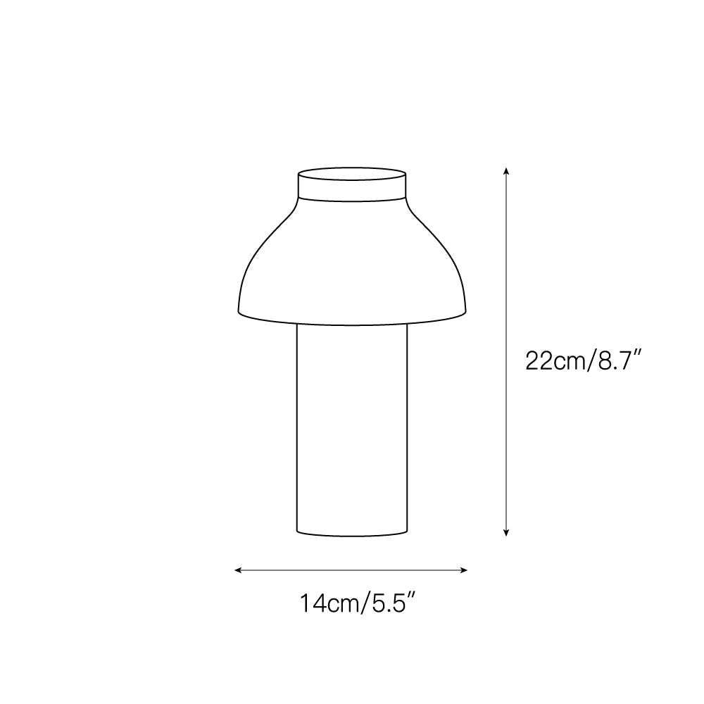 PC Portable Table Lamp - Wireless Rechargeable Waterproof Light