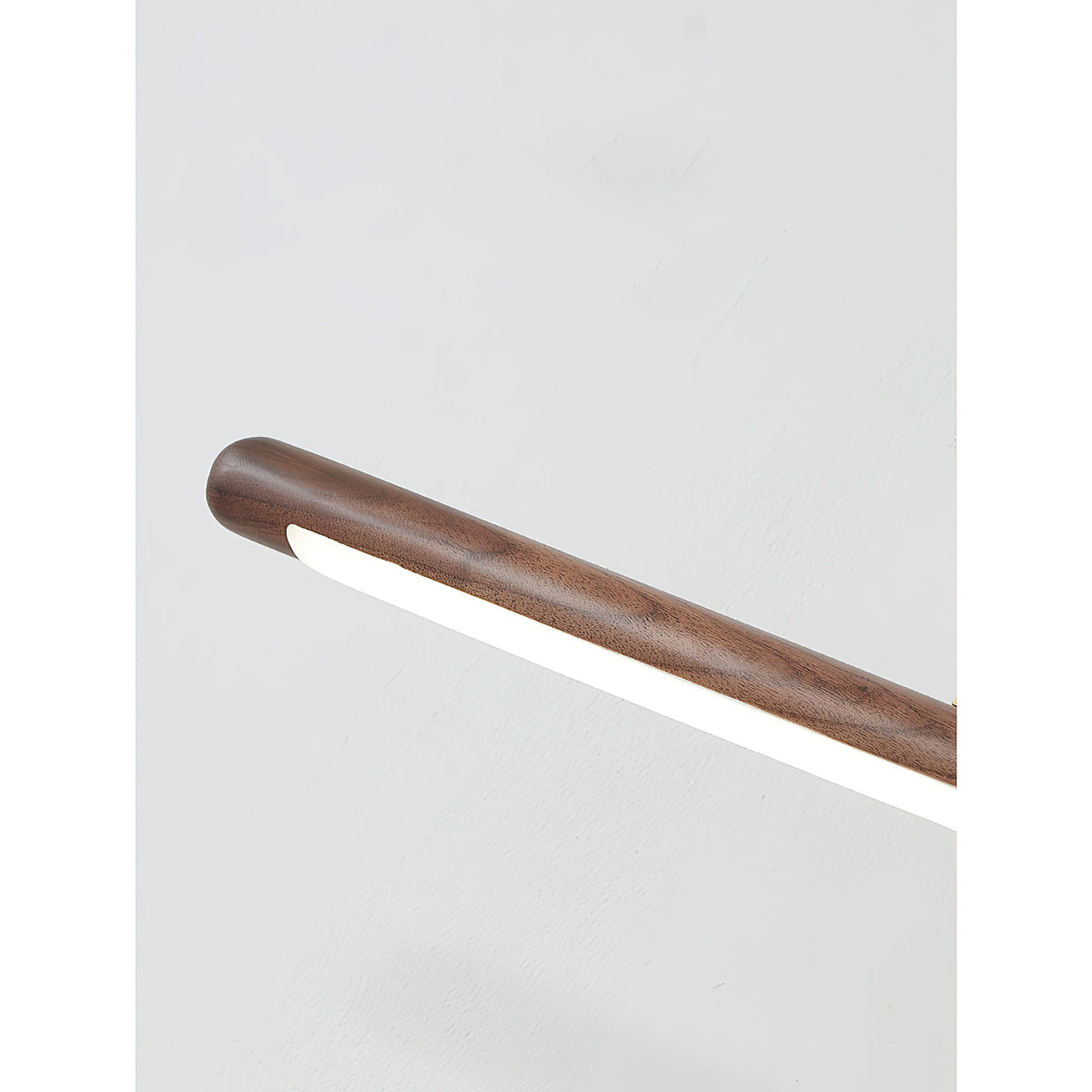 Adjustable Picture Wall Lamp – Walnut Wood & Brass Art Display & Work Light
