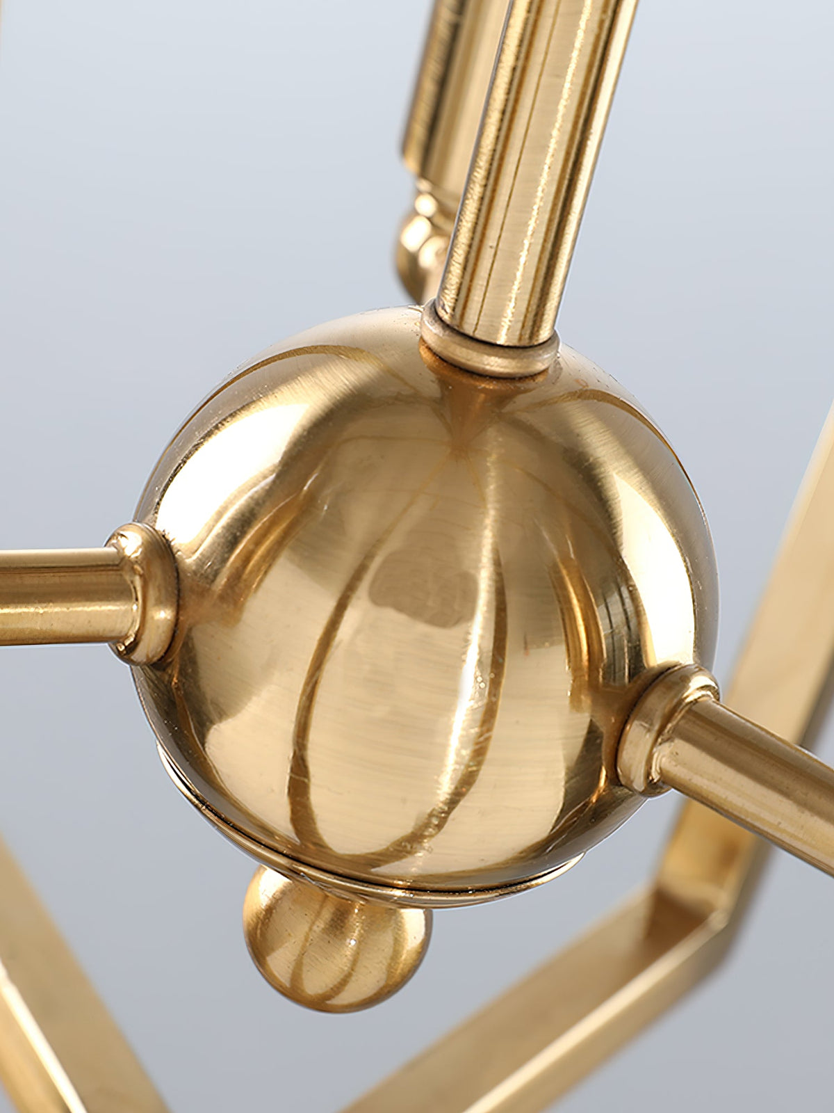 Palais Lantern Pendant Light - Open Geometric Gold Lantern Chandelier