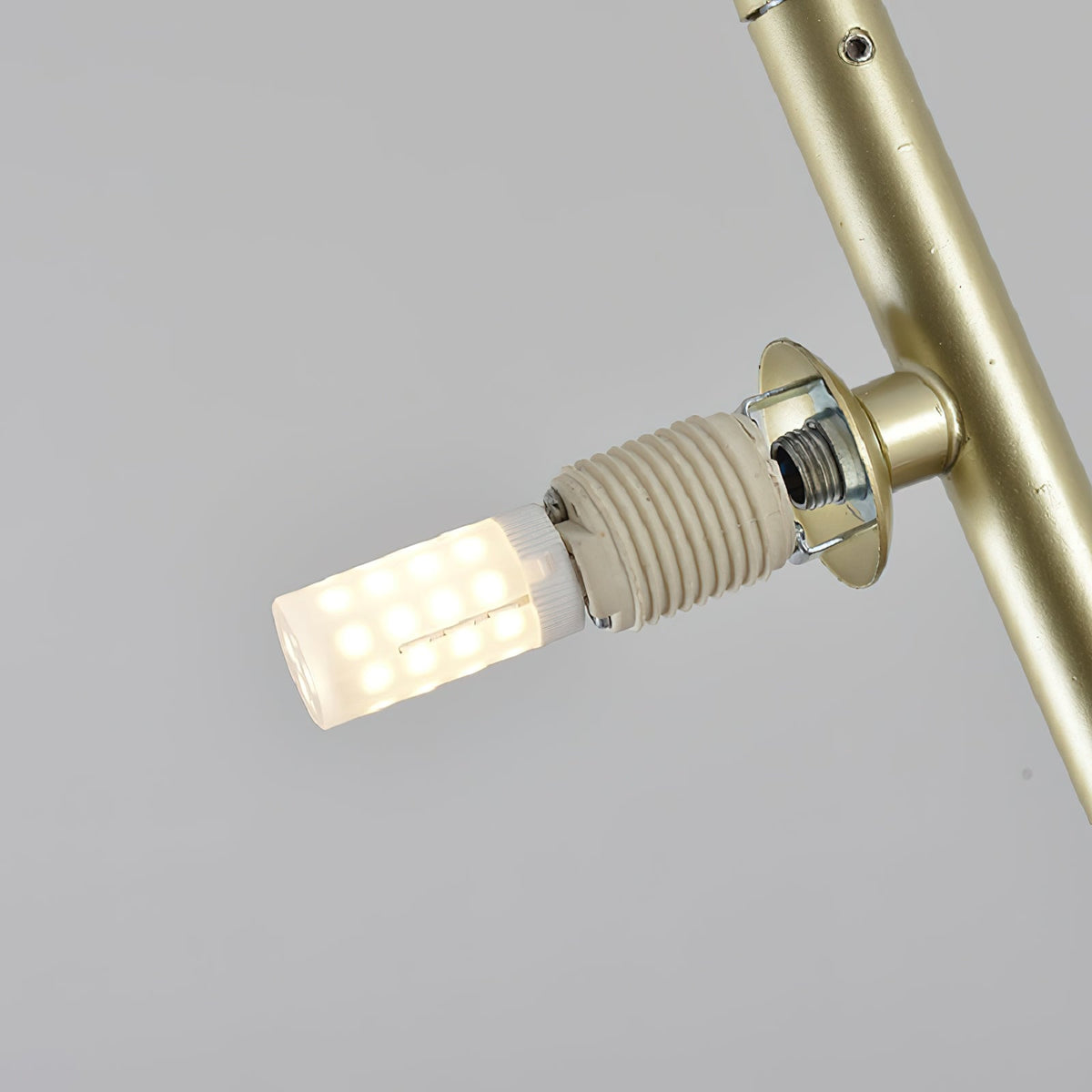 Palindrome Chandelier - Rotating Modular Brass & Glass Globe Light