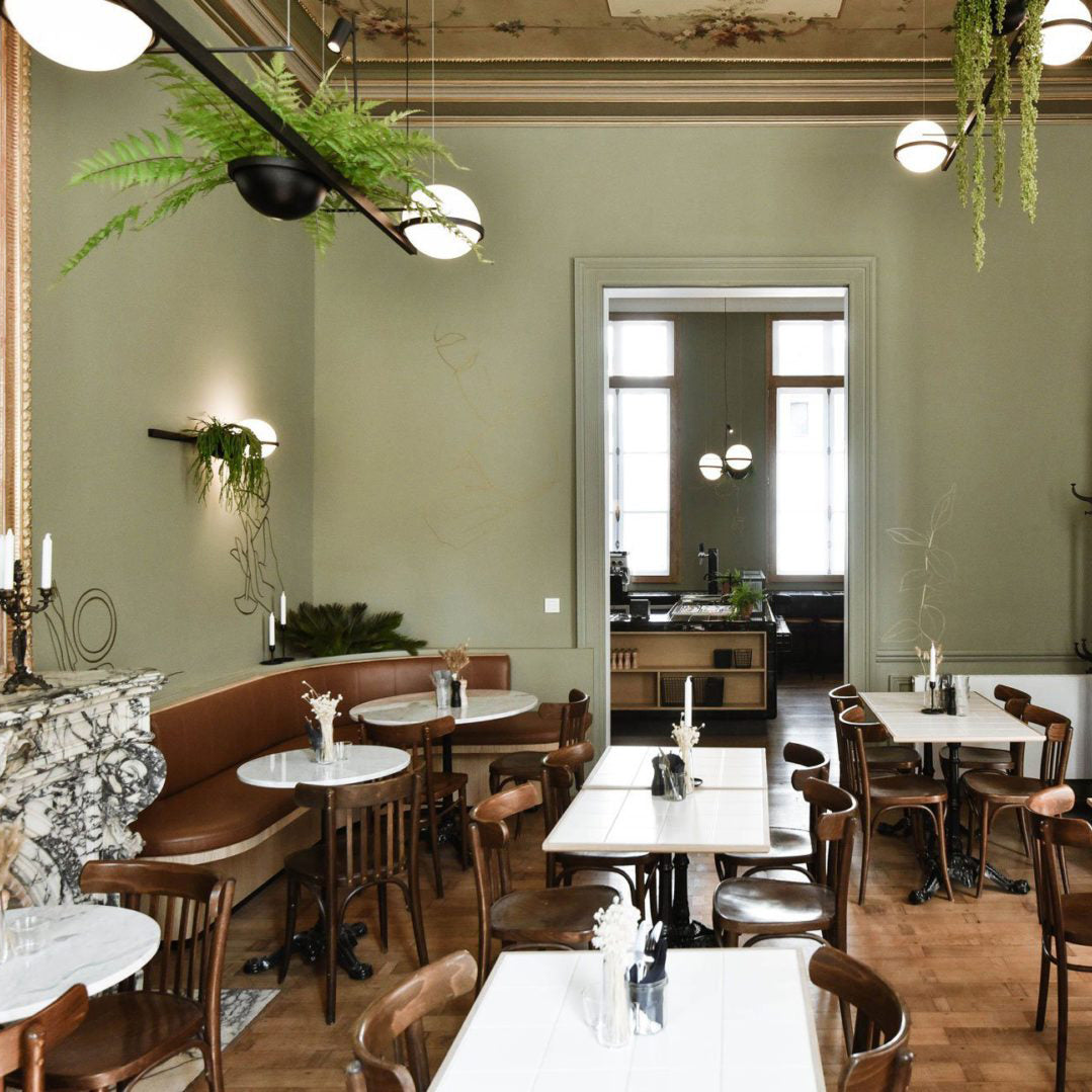 Palma Pendant Lamp - Floating Globe Light & Integrated Planter