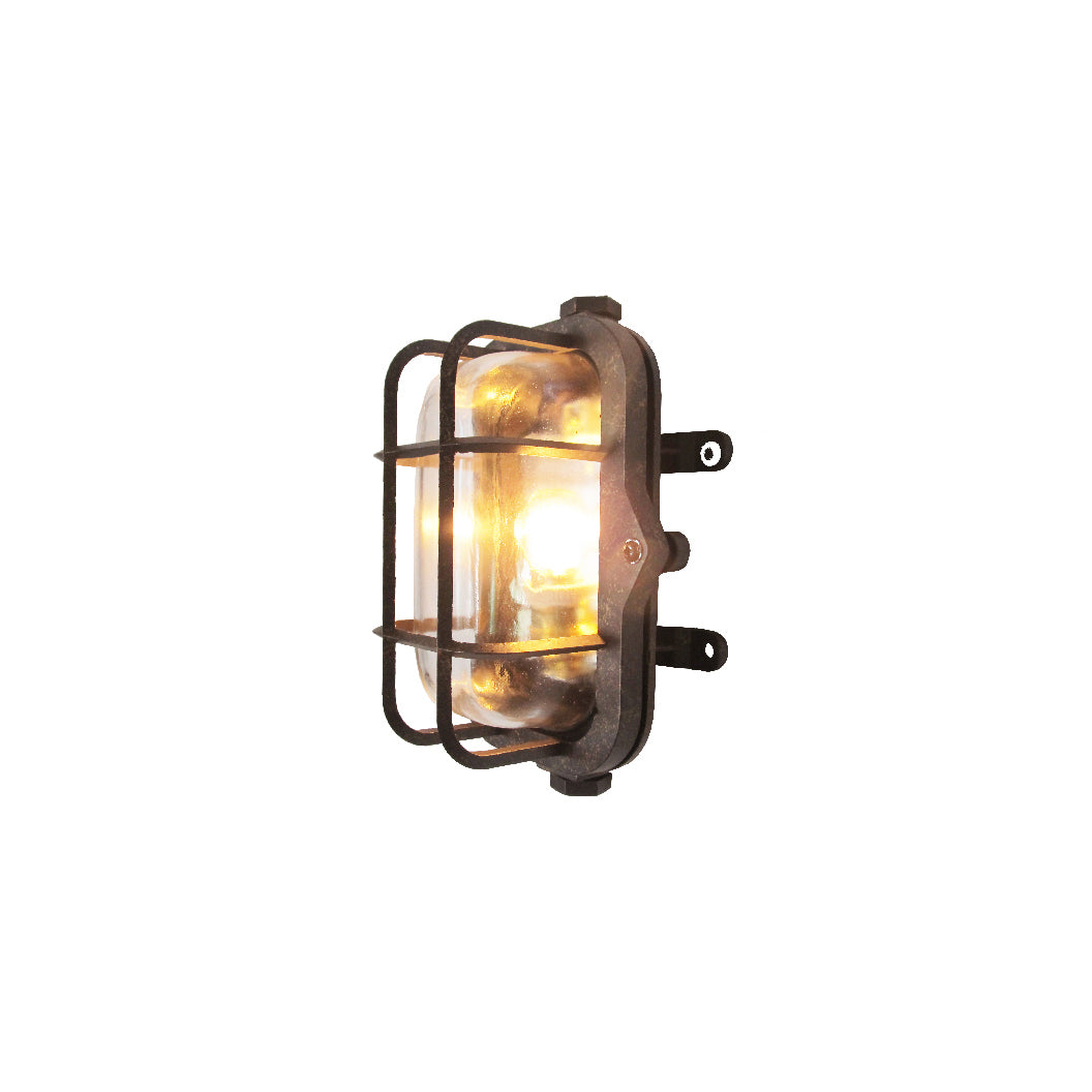 Hamilton Wall Light - Heavy-Duty IP54 Die-Cast Aluminum & Glass Indoor/Outdoor Wall Sconce